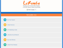 Tablet Screenshot of lerumba.com